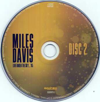 2CD Miles Davis: Live Under The Sky...'85