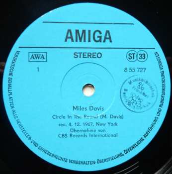 LP Miles Davis: Miles Davis CLR