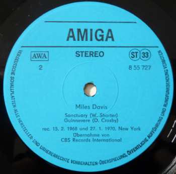 LP Miles Davis: Miles Davis CLR