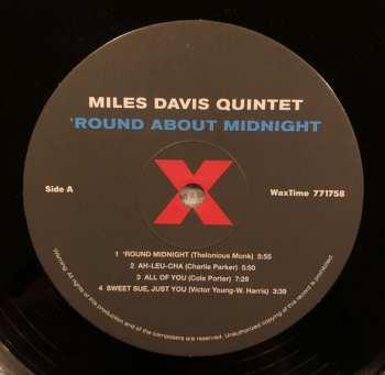 LP Miles Davis: 'Round About Midnight LTD