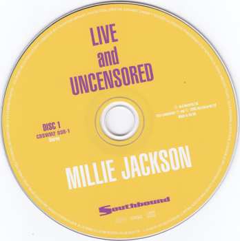 2CD Millie Jackson: Live And Uncensored