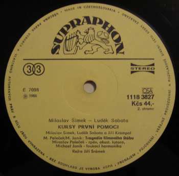 LP Miloslav Šimek: Kursy První Pomoci