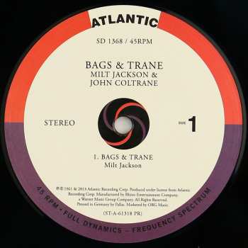 2LP John Coltrane: Bags & Trane NUM