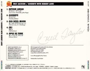 CD Milt Jackson: Goodbye