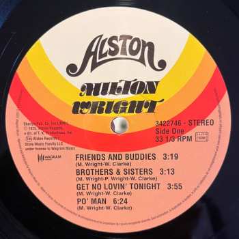 LP Milton Wright: Friends And Buddies