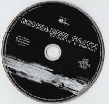 CD Mindless Faith: Medication For The Misinformed