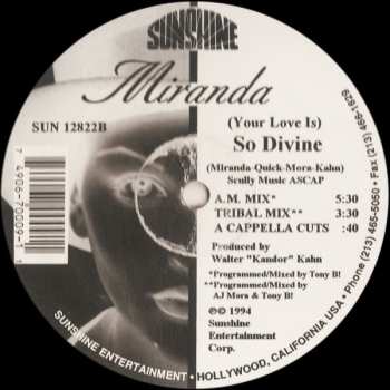 LP Miranda: (Your Love Is) So Divine