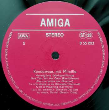 LP Mireille Mathieu: Rendezvous Mit Mireille