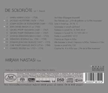 SACD Mirjam Nastasi: Die Soloflöte (Eine Auswahl Repräsentativer Werke Vom Barock Bis Zur Gegenwart) – Vol 1: Barock