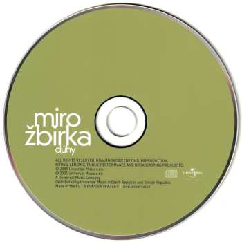 CD Miroslav Žbirka: Dúhy