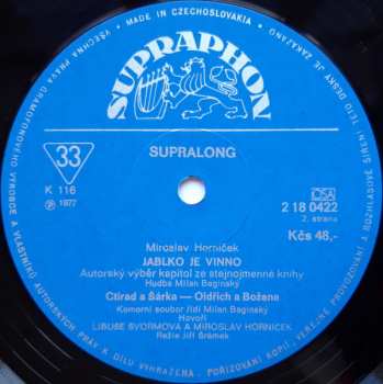 LP Miroslav Horníček: Jablko Je Vinno (81 1)