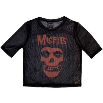 Merch Misfits: Dámske Crop Top Orange Logo Misfits & Skull