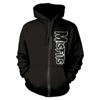 Merch Misfits: Mikina so zipsom Skull