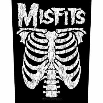 Merch Misfits: Nášivka na chrbát Ribcage