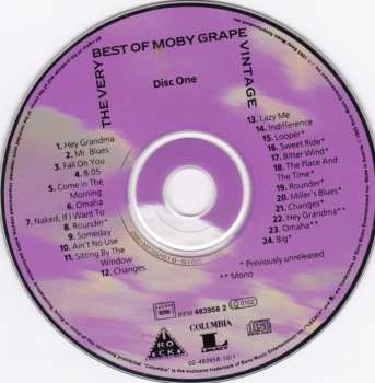 2CD Moby Grape: The Very Best Of Moby Grape · Vintage