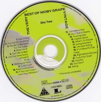 2CD Moby Grape: The Very Best Of Moby Grape · Vintage