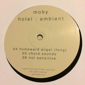 3LP Moby: Hotel : Ambient LTD