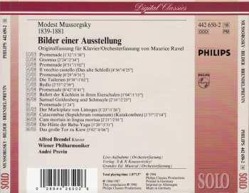 CD Wiener Philharmoniker: Bilder Einer Ausstellung (Klavier- und Orchesterfassung) PIC