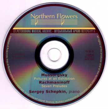 CD Sergei Vasilyevich Rachmaninoff: Pictures At An Exhibition, Seven Preludes