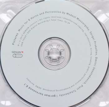CD Sergei Prokofiev: Pictures (Music For 8 Horns And Percussion) DIGI