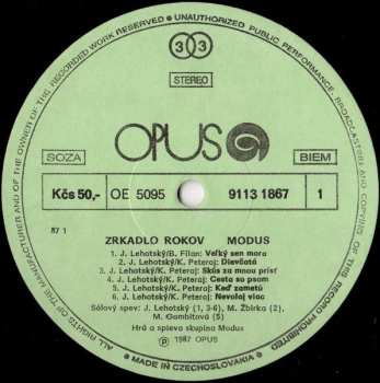 LP Modus: Zrkadlo Rokov