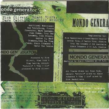 CD Mondo Generator: A Drug Problem That Never Existed