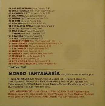 CD Mongo Santamaria: Sabroso + Más Sabroso