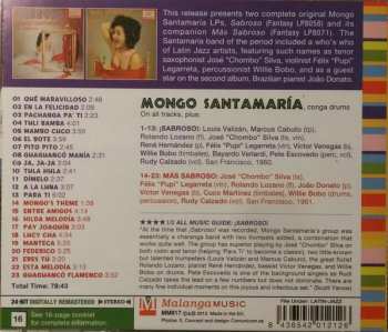CD Mongo Santamaria: Sabroso + Más Sabroso