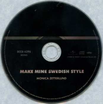 CD Monica Zetterlund: Make Mine Swedish Style 
