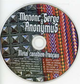 CD Anonymus: Métal canadien-francais