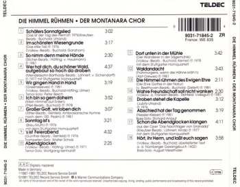 CD Montanara Chor: Die Himmel Rühmen…
