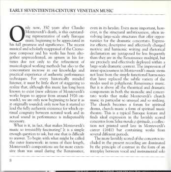 CD Claudio Monteverdi: Selva Morale E Spirituale / Canzoni Da Sonar