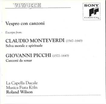CD Claudio Monteverdi: Selva Morale E Spirituale / Canzoni Da Sonar