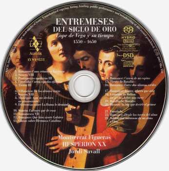 SACD Jordi Savall: Entremeses Del Siglo De Oro • Lope De Vega Y Su Tiempo (1550-1650)