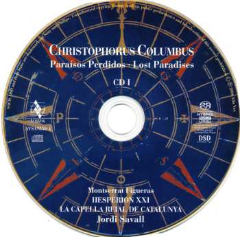 2SACD Jordi Savall: Paraísos Perdidos, Christophorus Columbus