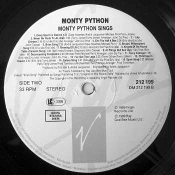 LP Monty Python: Monty Python Sings