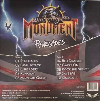 LP Monument: Renegades  LTD | CLR
