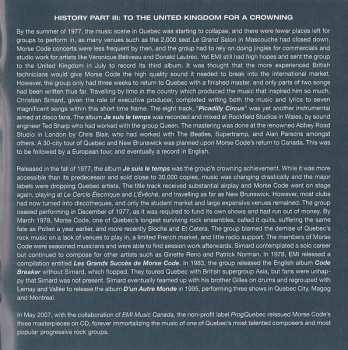 CD Morse Code: Je Suis Le Temps