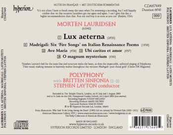 CD Polyphony: Lux Aeterna