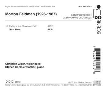 CD Steffen Schleiermacher: Patterns In A Chromatic Field