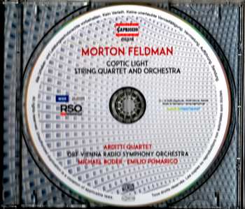 CD Michael Boder: Coptic Light - String Quartet And Orchestra