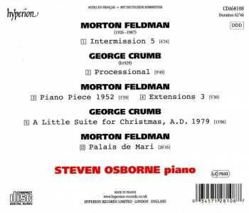 CD Morton Feldman: Palais De Mari / Intermission 5 / Piano Piece 1952 / Extensions 3 / Processional / A Little Suite For Christmas