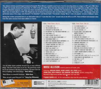 2CD Mose Allison: Complete Vocal Sides 1957 -1962