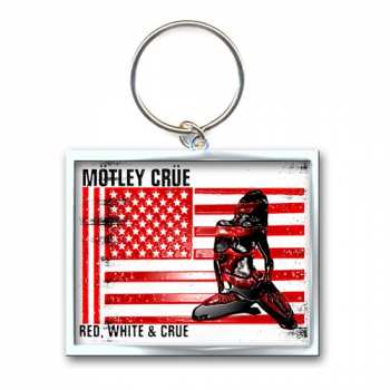 Merch Mötley Crüe: Kľúčenka Red, White & Crue 