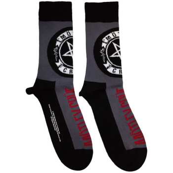 Merch Mötley Crüe: Členkové ponožky Pentagram Circle