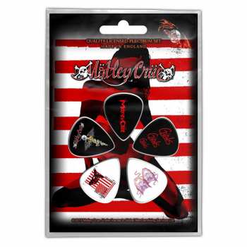 Merch Mötley Crüe: Súprava trsátok Red, White & Crue