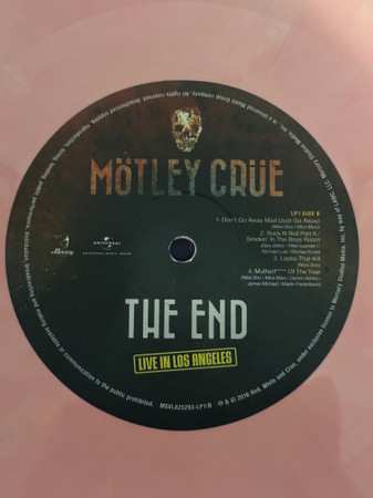 2LP Mötley Crüe: The End - Live In Los Angeles CLR