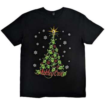 Merch Mötley Crüe: Motley Crue Unisex T-shirt: Xmas Crue (back Print) (small) S