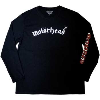 Merch Motörhead: Motorhead Unisex Long Sleeve T-shirt: Bomber (back & Sleeve Print) (small) S