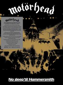 4CD/Box Set Motörhead: No Sleep 'Til Hammersmith DLX